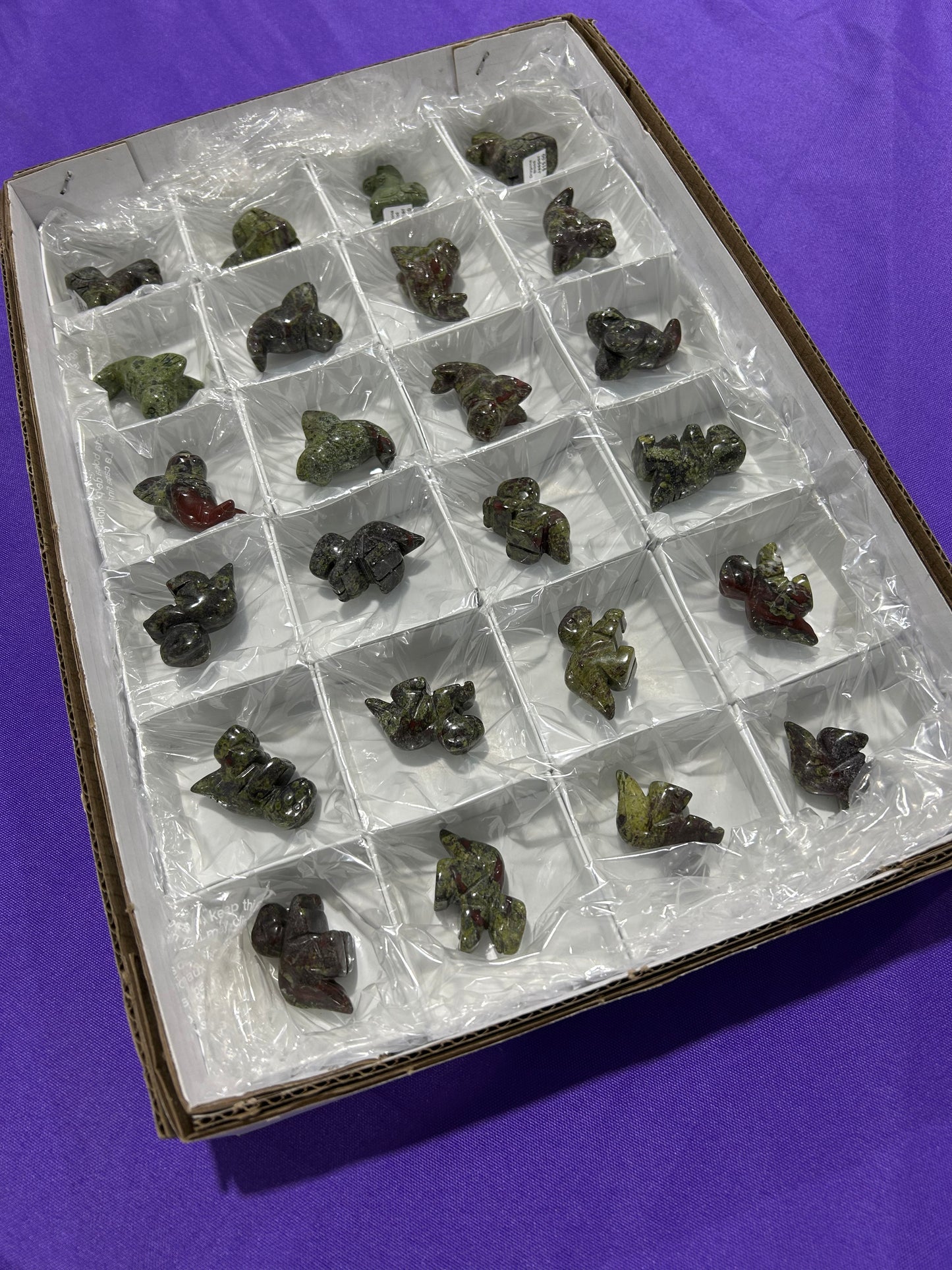 Dragons Blood Jasper Carvings (24pc)
