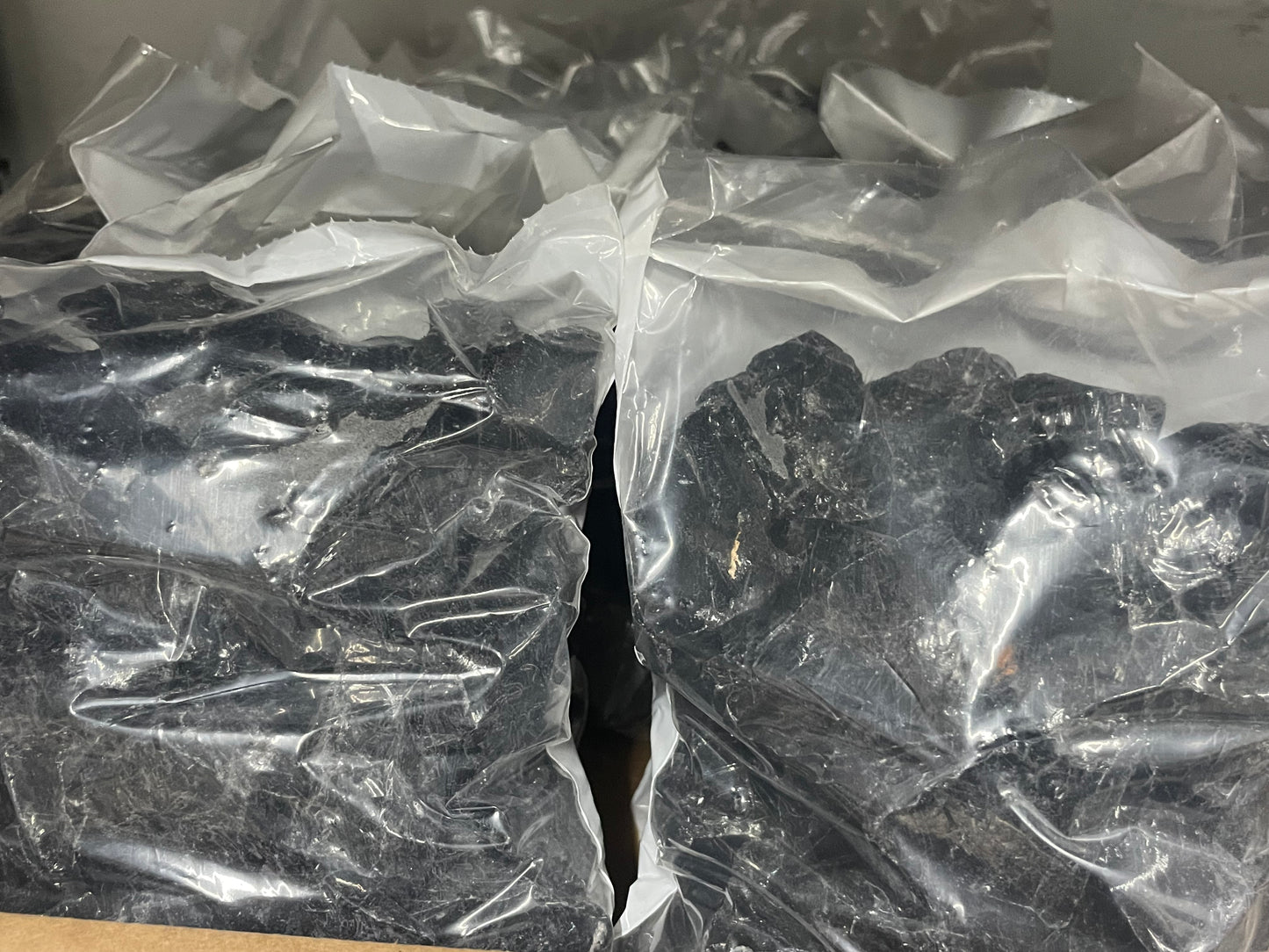 Rough Black Obsidian 2lb Bag