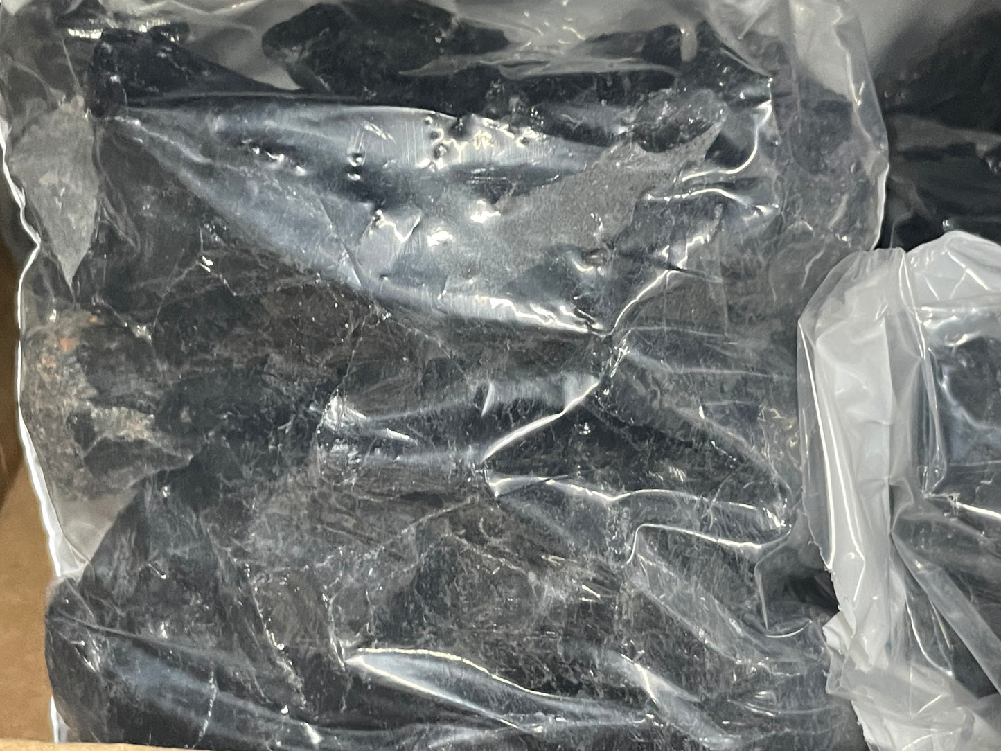 Rough Black Obsidian 2lb Bag