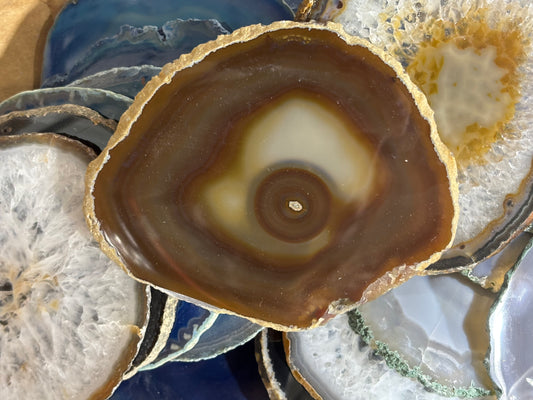 Mixed Agate Slices (50 Pieces)