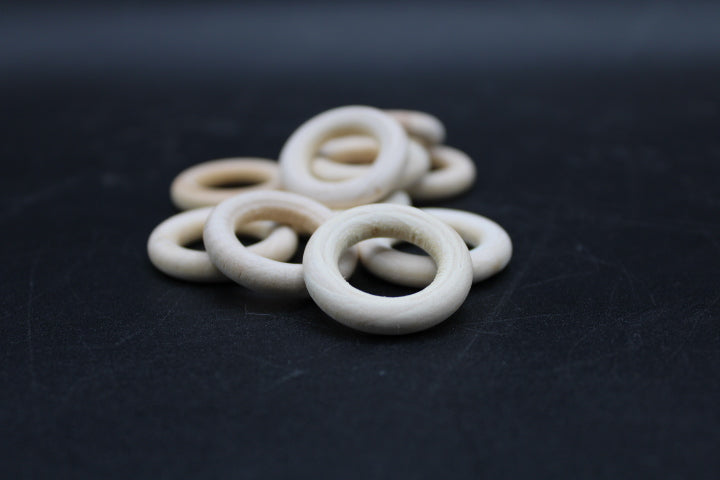 Natural Wood Sphere Stand (30mm)