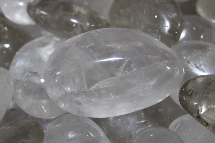 Quartz Palm Stones (10lb Lot)