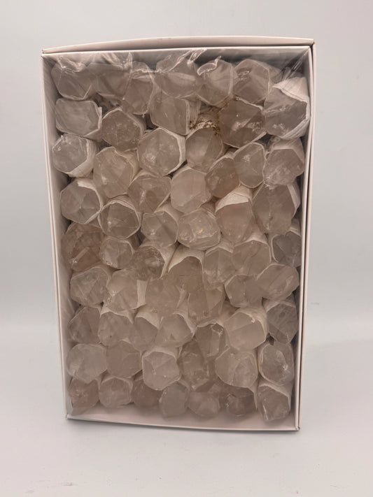 Clear Quartz Points Half Flat