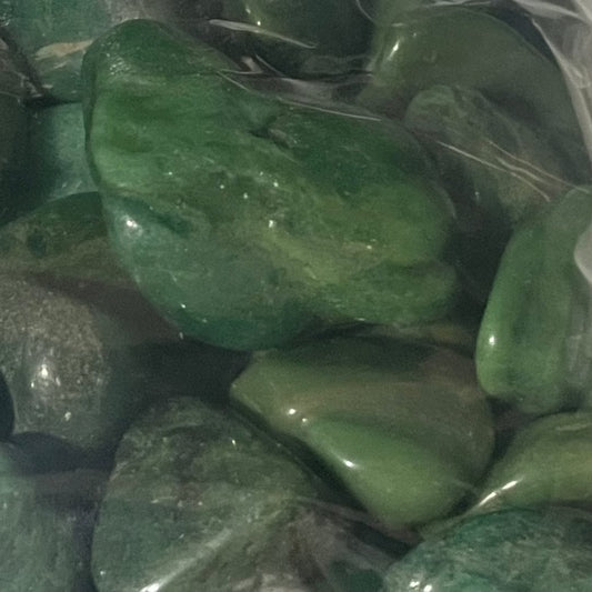 Green Budstone 1lb Tumbled Bag