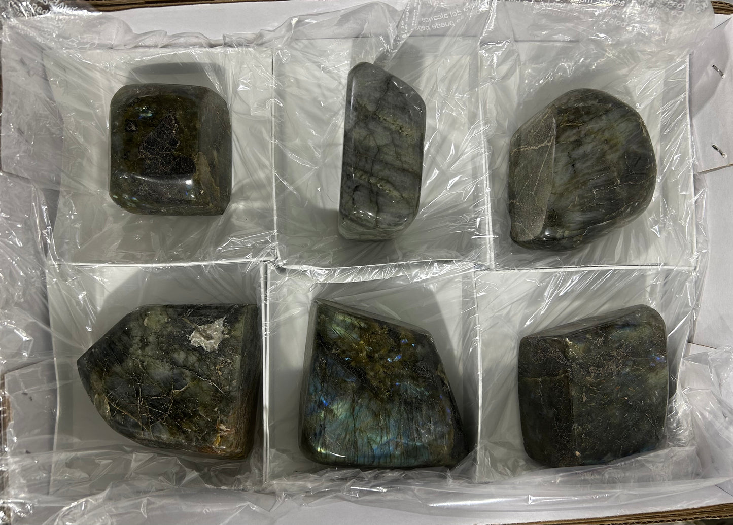 Labradorite Free Forms (6 Pc) Madagascar
