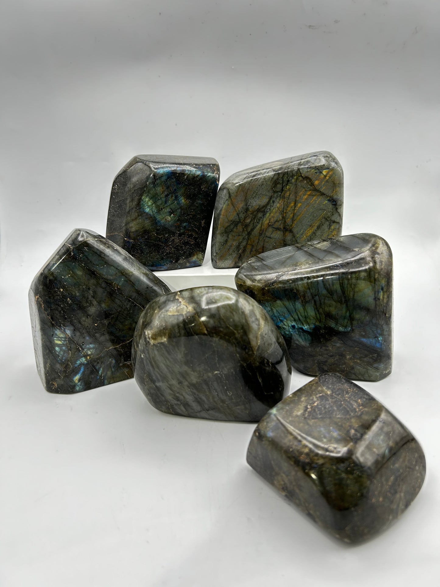 Labradorite Free Forms (6 Pc) Madagascar