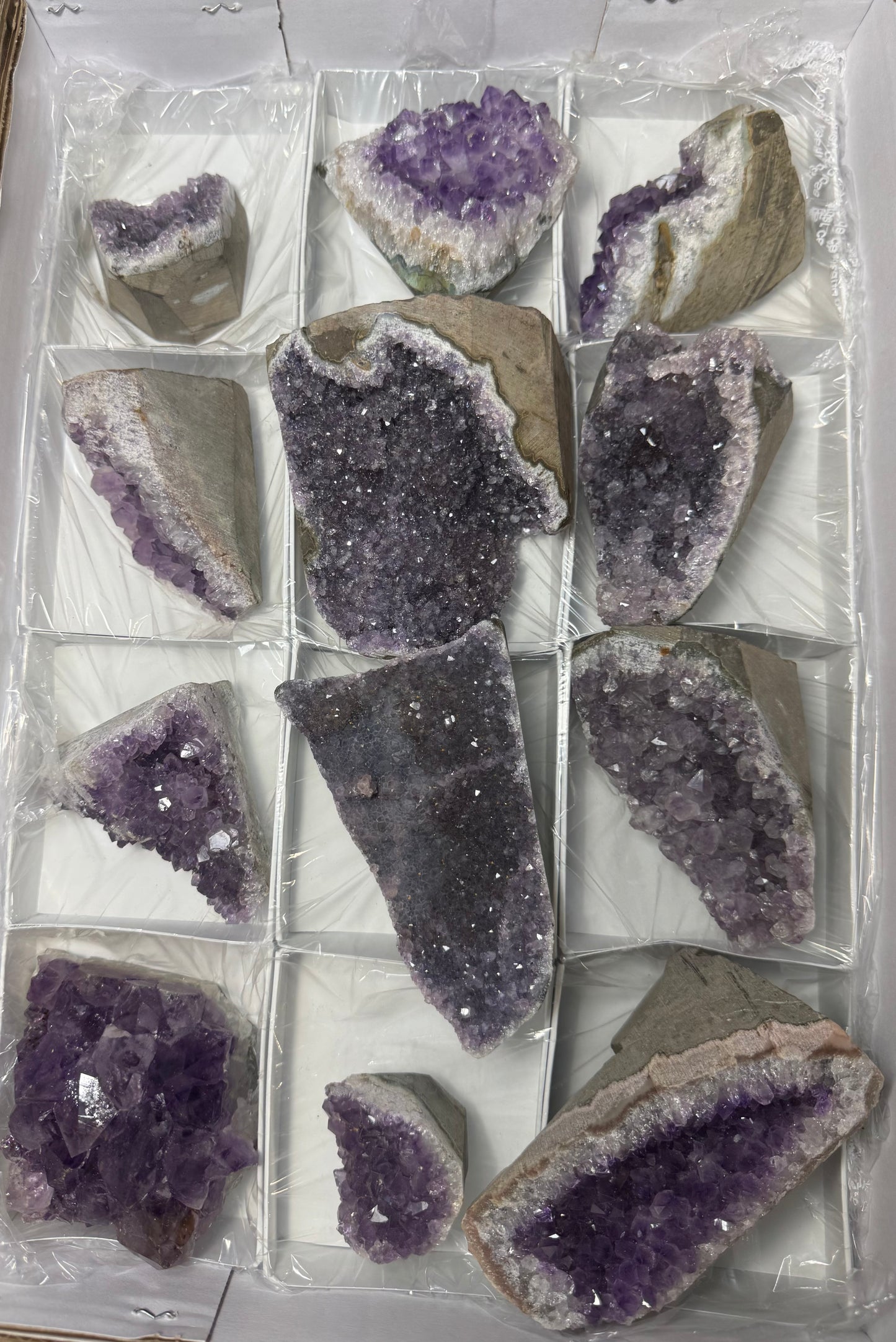 Natural Cut Base Amethyst SM/MED (12pcs)